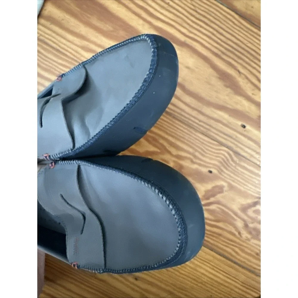 SWIMS Penny Loafer Waterproof Shoes Mens SZ 9 Grey Slip On Moccasins Casual